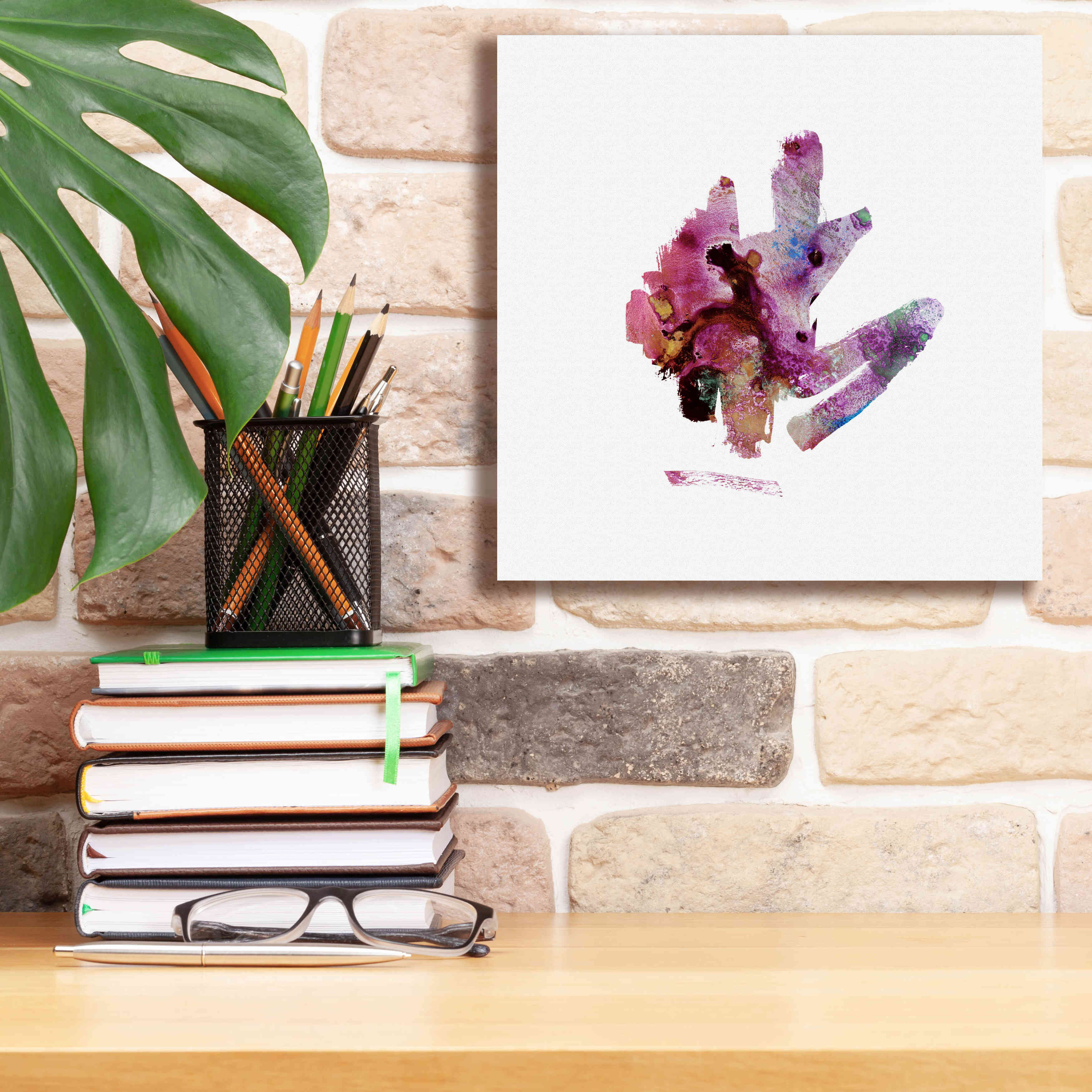 'Eastern Visions 7' by Jaclyn Frances, Giclee Canvas Wall Art,12x12