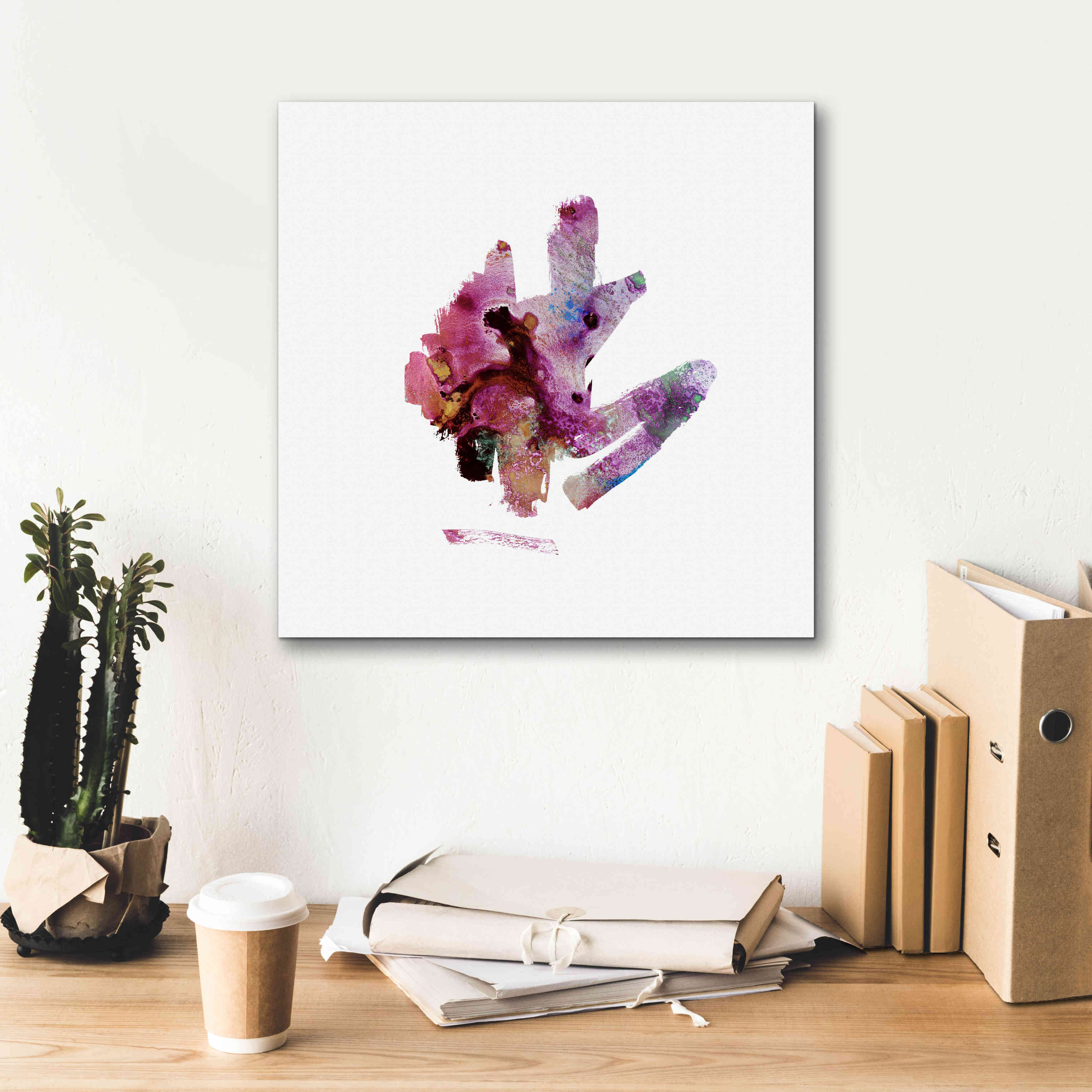 'Eastern Visions 7' by Jaclyn Frances, Giclee Canvas Wall Art,18x18