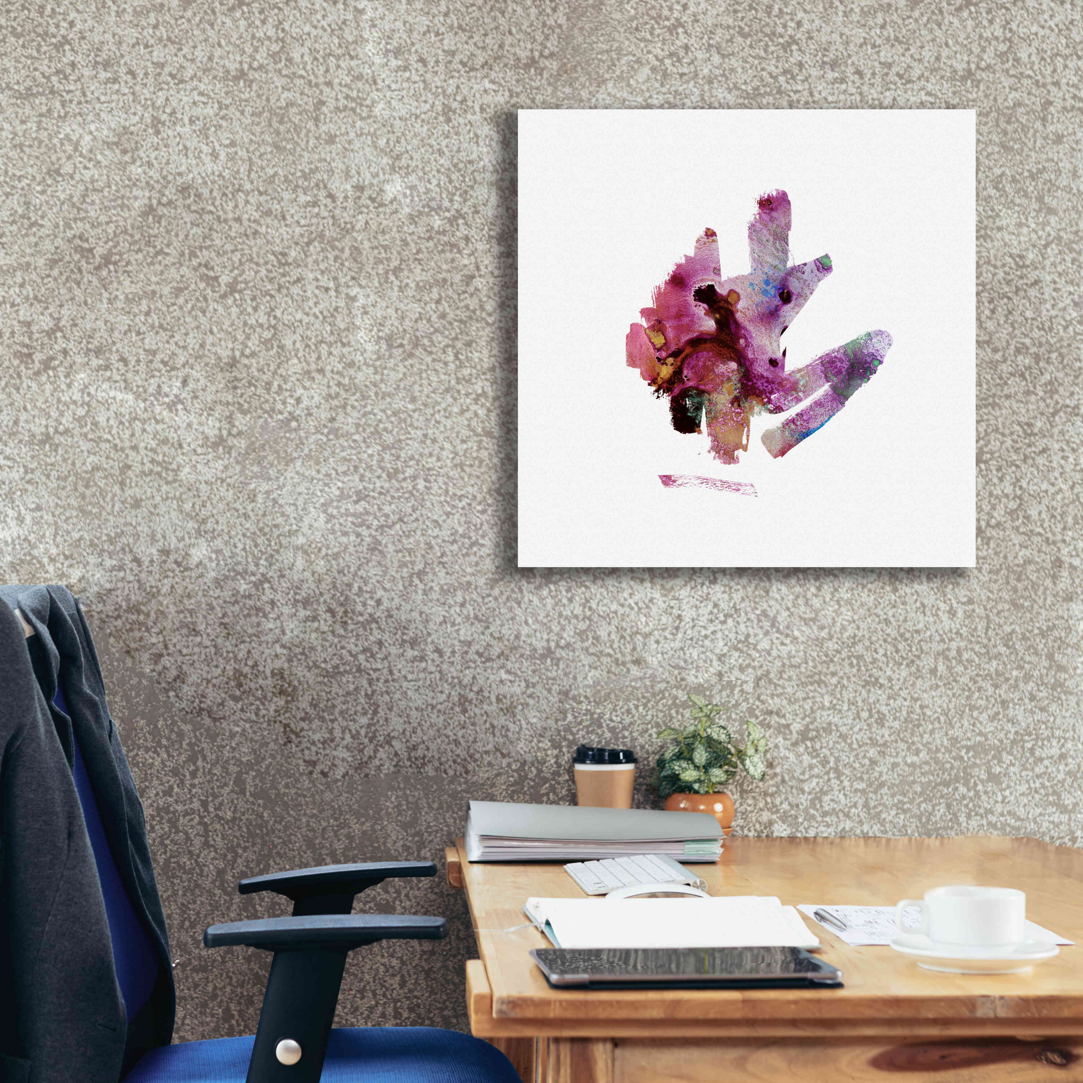 'Eastern Visions 7' by Jaclyn Frances, Giclee Canvas Wall Art,26x26