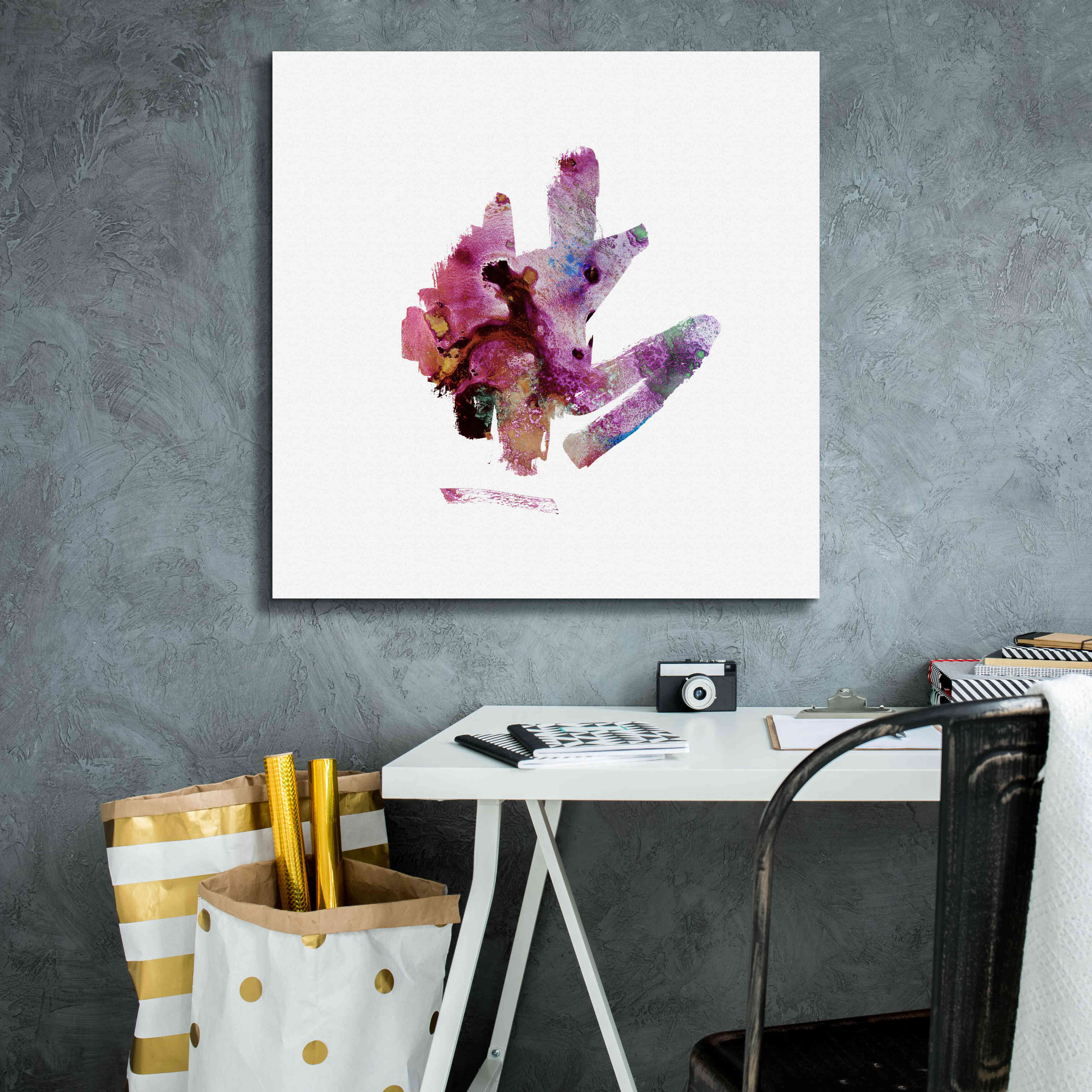 'Eastern Visions 7' by Jaclyn Frances, Giclee Canvas Wall Art,26x26
