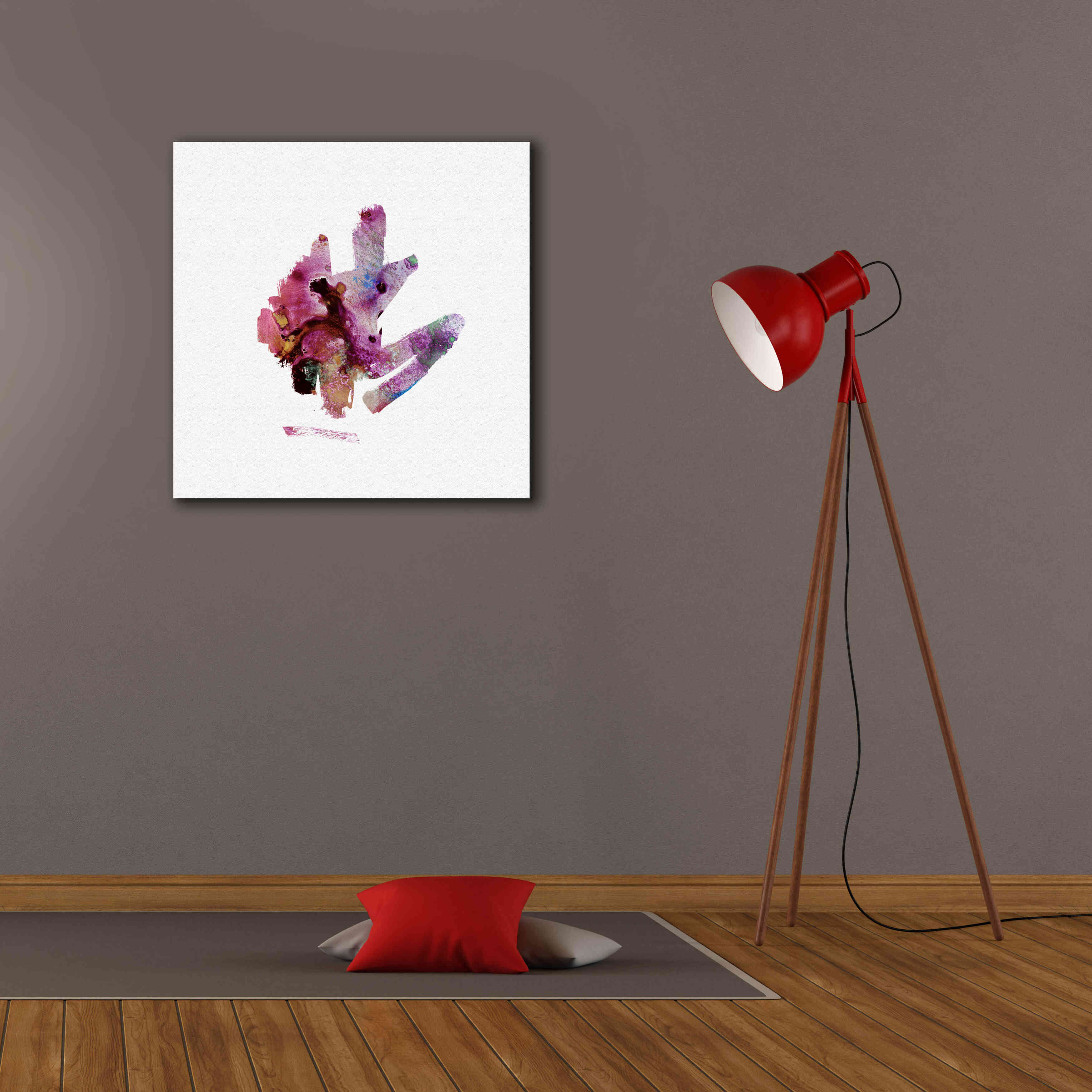 'Eastern Visions 7' by Jaclyn Frances, Giclee Canvas Wall Art,26x26