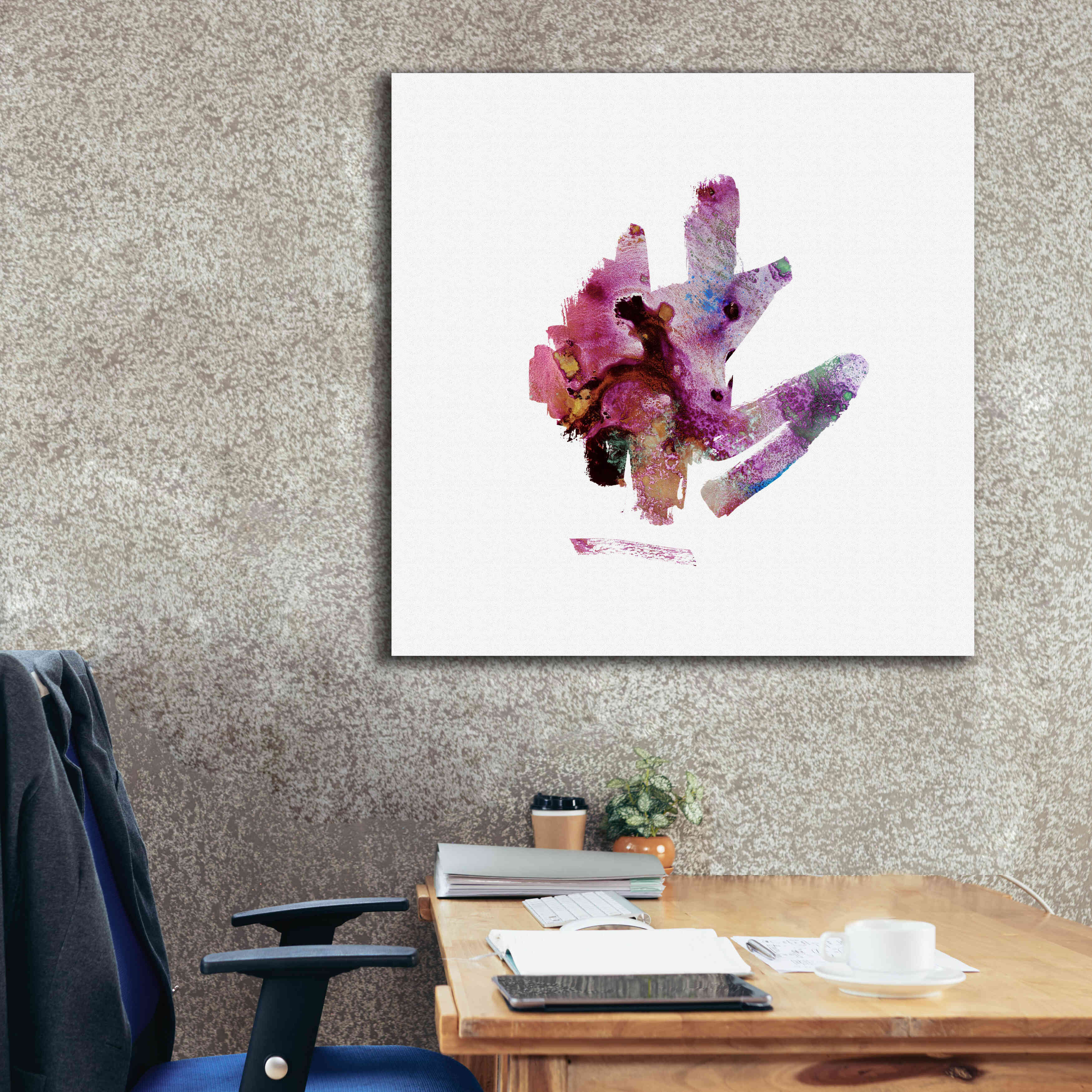 'Eastern Visions 7' by Jaclyn Frances, Giclee Canvas Wall Art,37x37