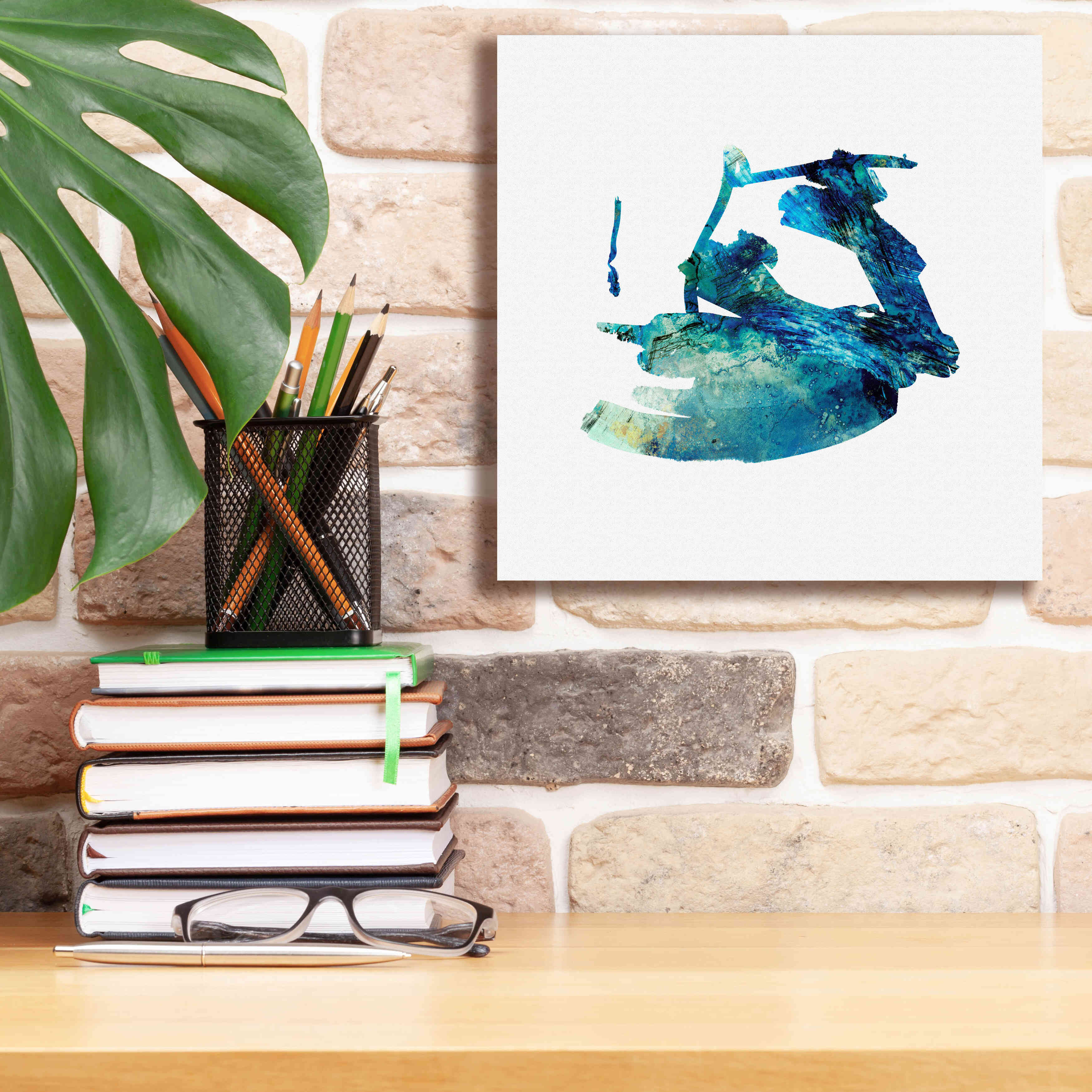 'Eastern Visions 8' by Jaclyn Frances, Giclee Canvas Wall Art,12x12