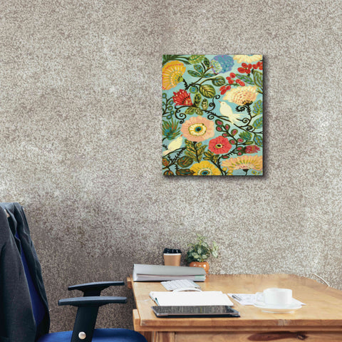Image of 'Sweet Cottage Garden' by Karen Fields, Giclee Canvas Wall Art,20x24