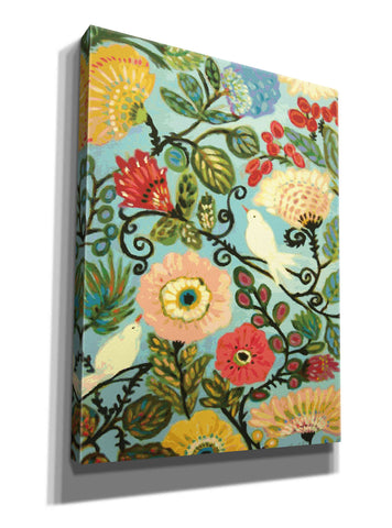 Image of 'Sweet Cottage Garden' by Karen Fields, Giclee Canvas Wall Art