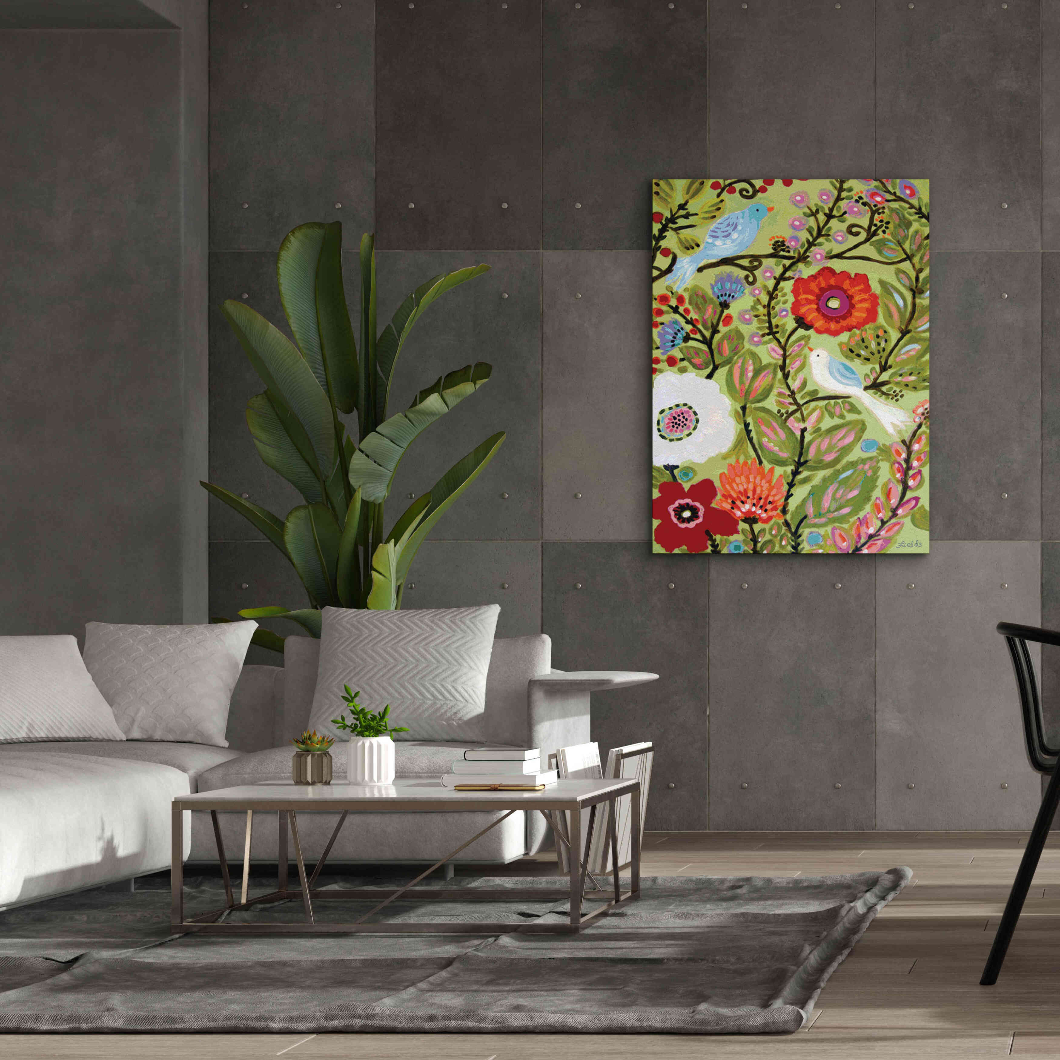 'Peace Garden' by Karen Fields, Giclee Canvas Wall Art,40x54