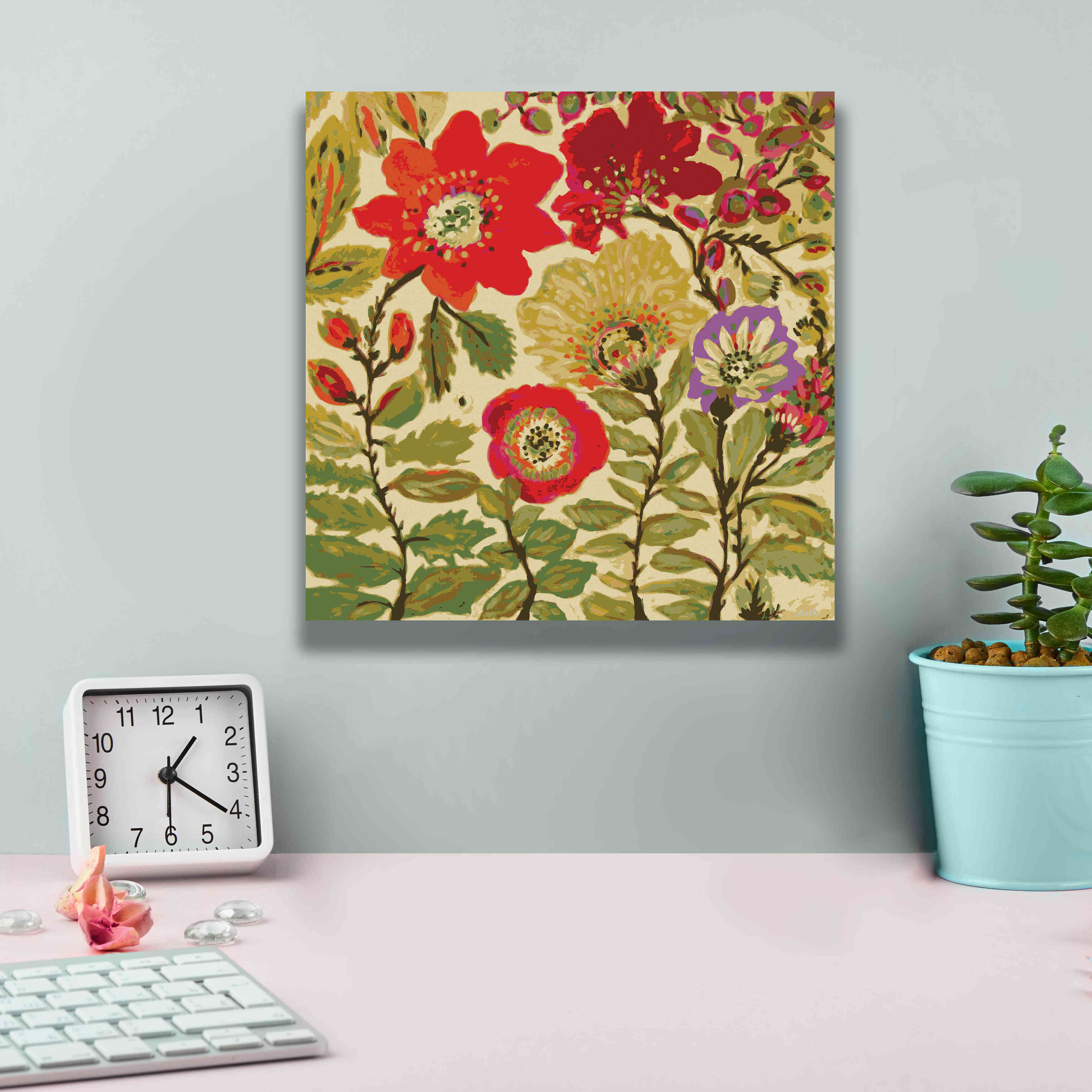 'Modern Art Innocence' by Karen Fields, Giclee Canvas Wall Art,12x12