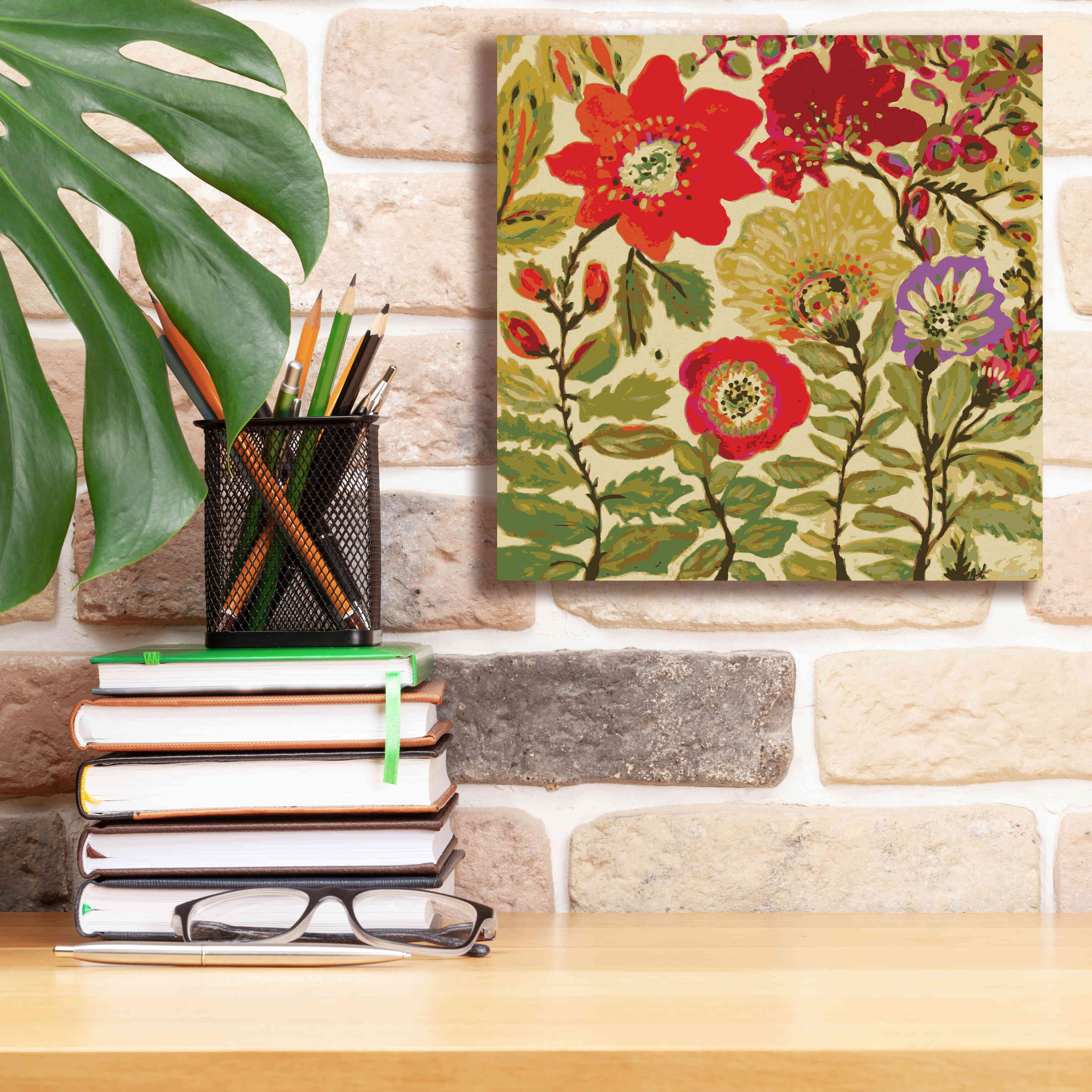 'Modern Art Innocence' by Karen Fields, Giclee Canvas Wall Art,12x12