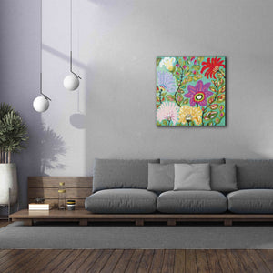 'Liberty Garden' by Karen Fields, Giclee Canvas Wall Art,37x37