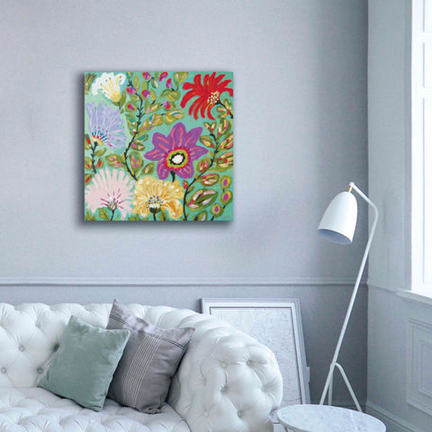 Image of 'Liberty Garden' by Karen Fields, Giclee Canvas Wall Art,37x37