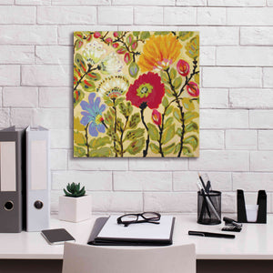 'Autumn Fresh Garden' by Karen Fields, Giclee Canvas Wall Art,18x18