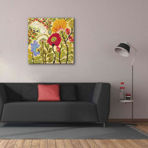 'Autumn Fresh Garden' by Karen Fields, Giclee Canvas Wall Art,37x37