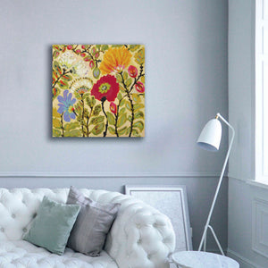 'Autumn Fresh Garden' by Karen Fields, Giclee Canvas Wall Art,37x37