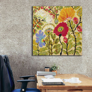 'Autumn Fresh Garden' by Karen Fields, Giclee Canvas Wall Art,37x37