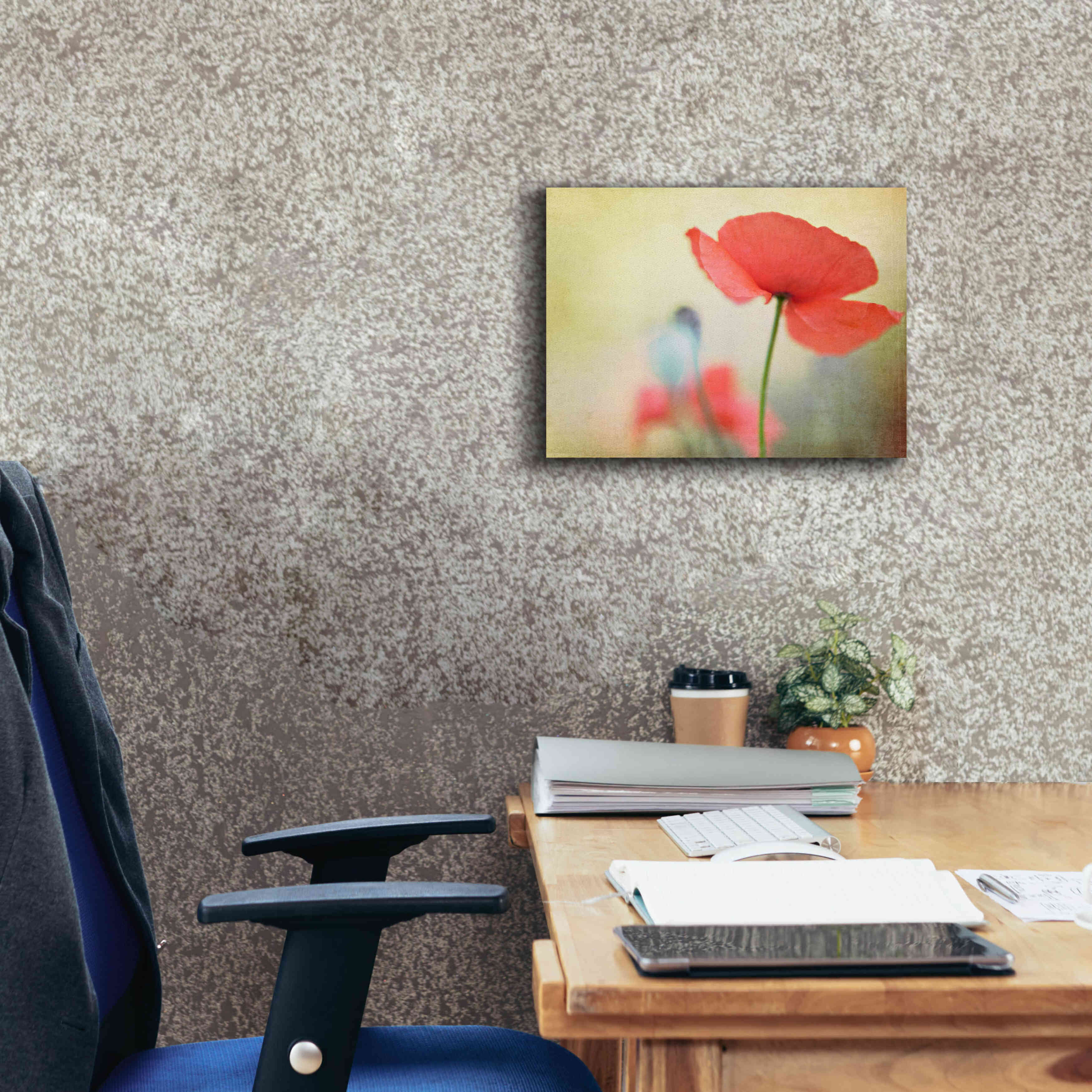 'Poppy' by Kim Fearheiley, Giclee Canvas Wall Art,16x12