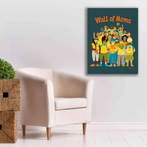 Image of 'Wall of Moms' by Kris Duran, Giclee Canvas Wall Art,26x34