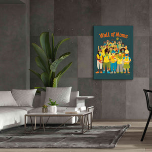 'Wall of Moms' by Kris Duran, Giclee Canvas Wall Art,40x54