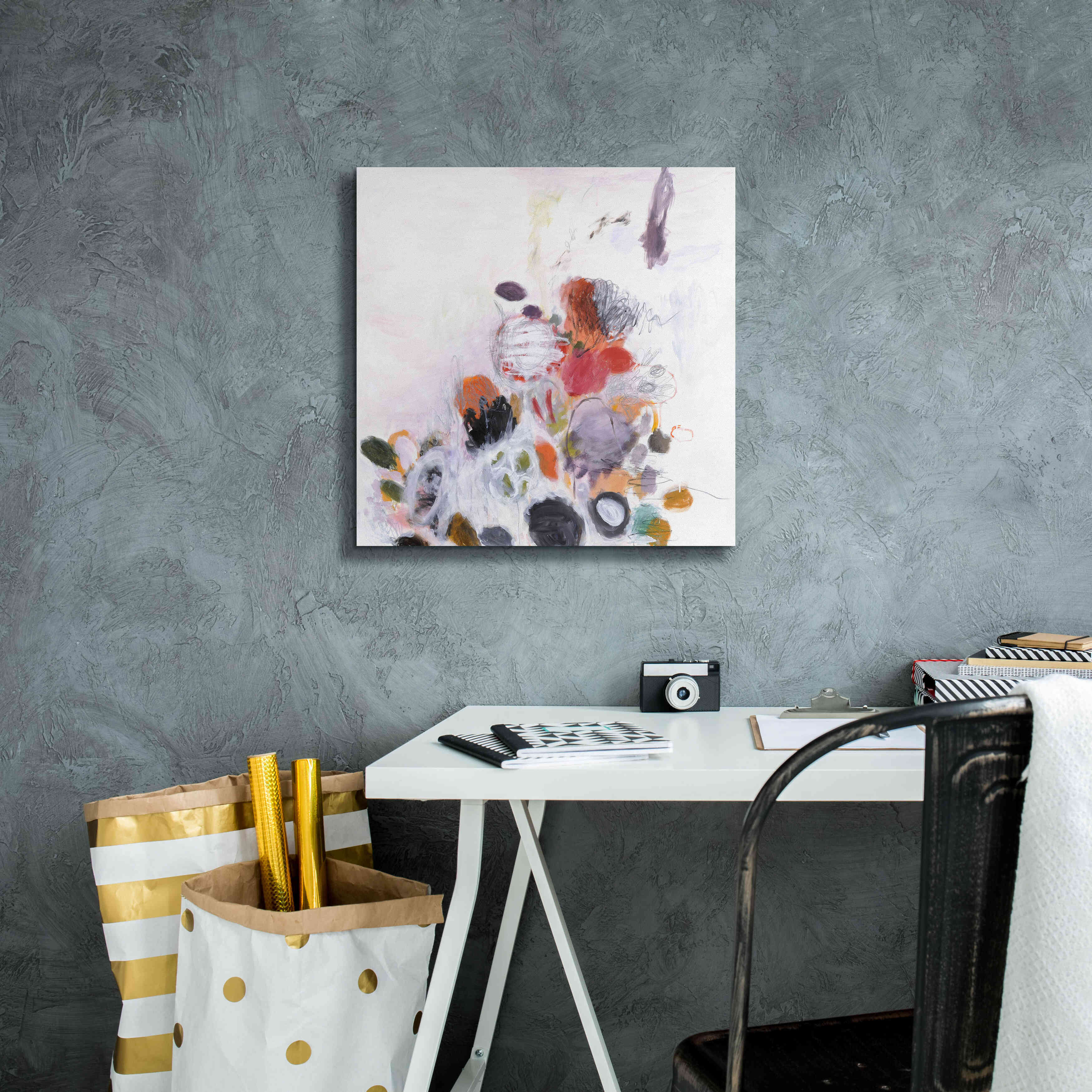 'Haru-no Jin 1' by Kyoko Fischer, Giclee Canvas Wall Art,18x18