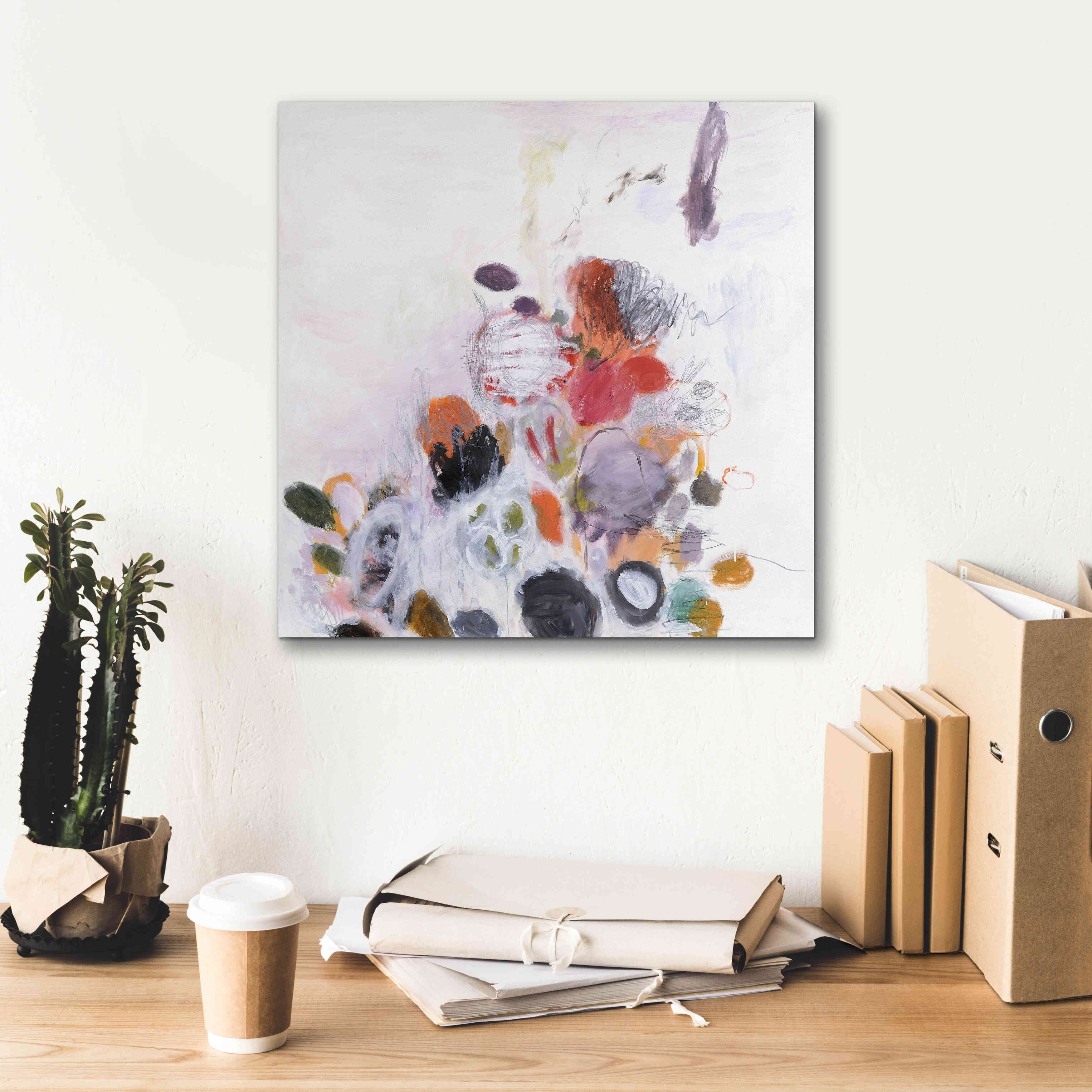 'Haru-no Jin 1' by Kyoko Fischer, Giclee Canvas Wall Art,18x18