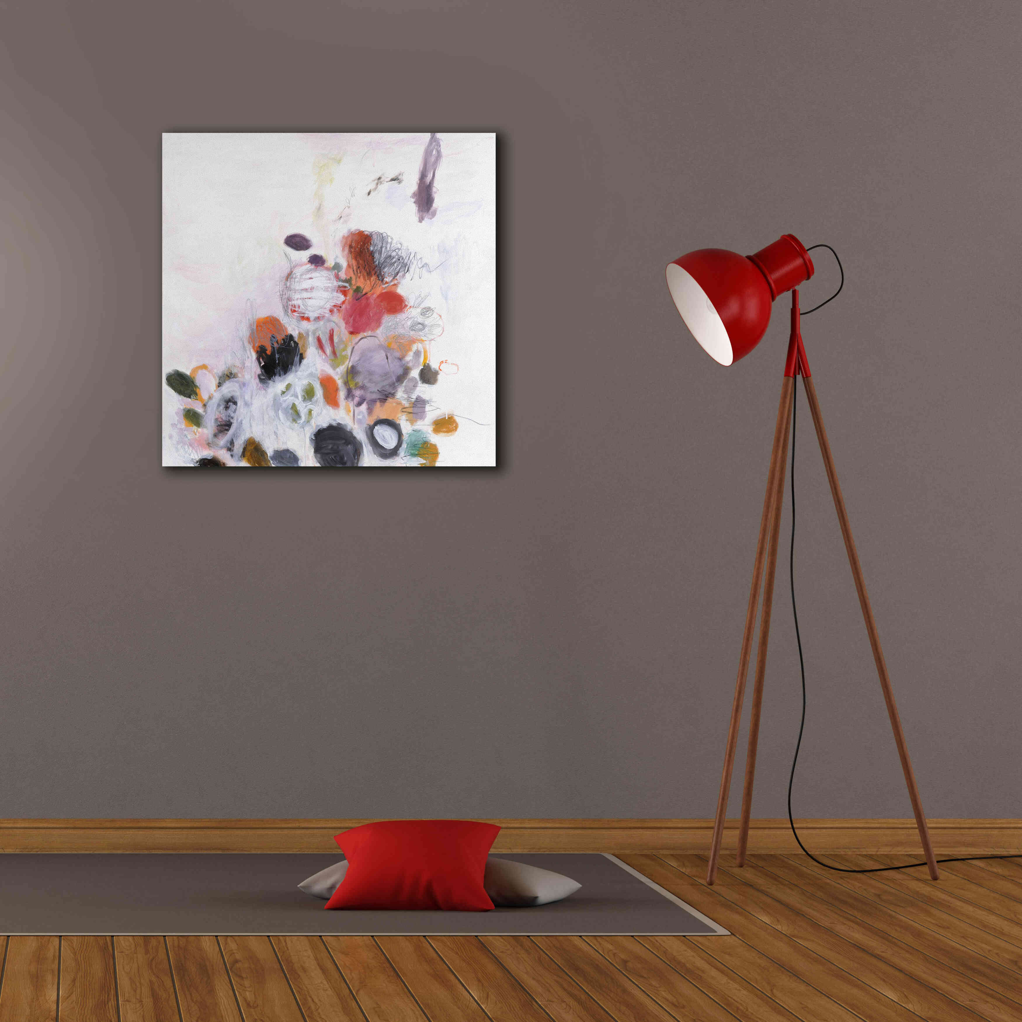 'Haru-no Jin 1' by Kyoko Fischer, Giclee Canvas Wall Art,26x26