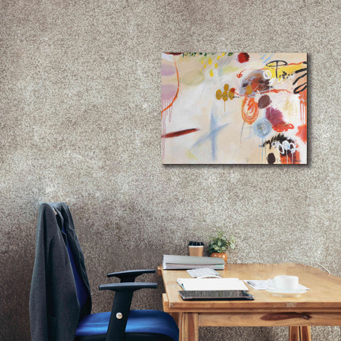 Image of 'Catching Bubbles' by Kyoko Fischer, Giclee Canvas Wall Art,34x26