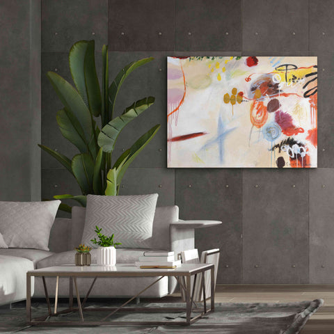 Image of 'Catching Bubbles' by Kyoko Fischer, Giclee Canvas Wall Art,54x40