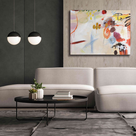 Image of 'Catching Bubbles' by Kyoko Fischer, Giclee Canvas Wall Art,54x40
