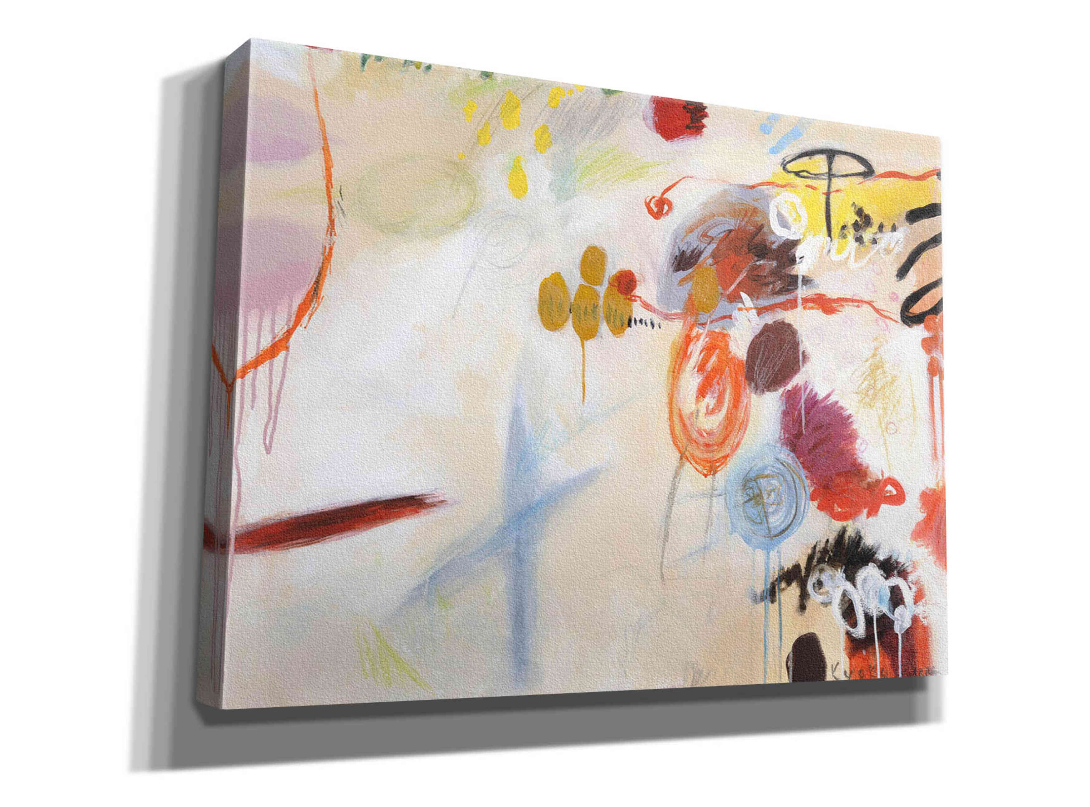 'Catching Bubbles' by Kyoko Fischer, Giclee Canvas Wall Art