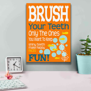'Ocean Bubble Friends 1' by Leslie Fuqua, Giclee Canvas Wall Art,12x16