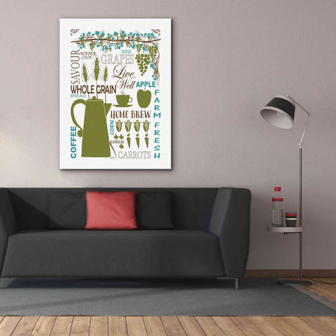 Image of 'Culinary Love 2 in Color' by Leslie Fuqua, Giclee Canvas Wall Art,40x54