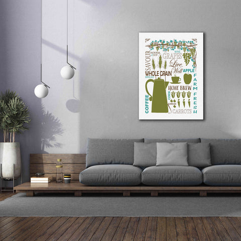 Image of 'Culinary Love 2 in Color' by Leslie Fuqua, Giclee Canvas Wall Art,40x54