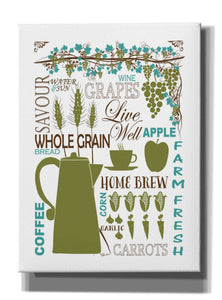 'Culinary Love 2 in Color' by Leslie Fuqua, Giclee Canvas Wall Art