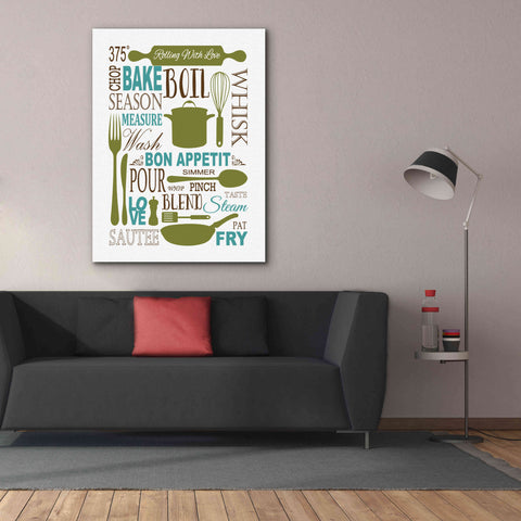 Image of 'Culinary Love 1 in Color' by Leslie Fuqua, Giclee Canvas Wall Art,40x54