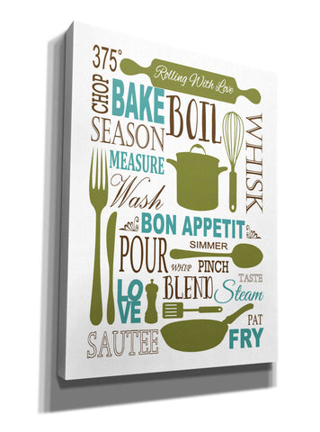 Image of 'Culinary Love 1 in Color' by Leslie Fuqua, Giclee Canvas Wall Art