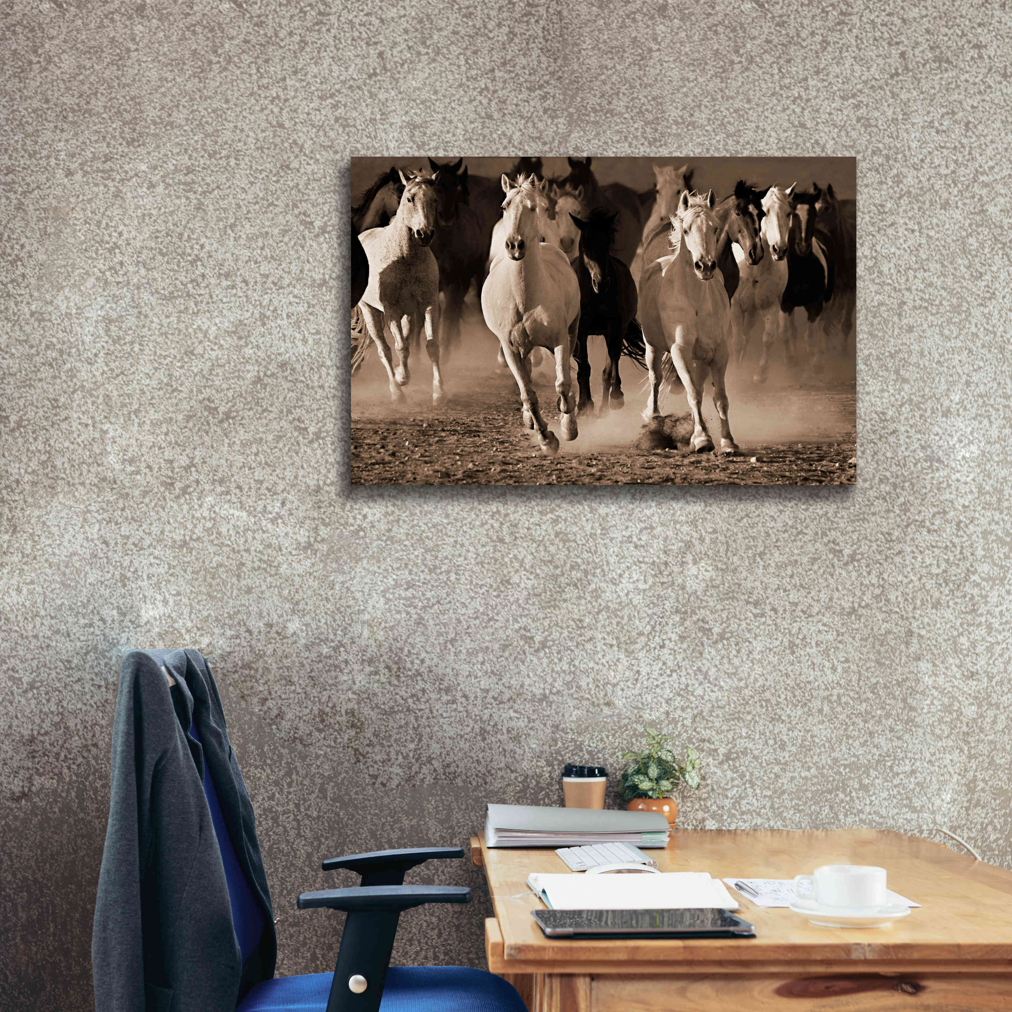 'About Face' by Lisa Dearing, Giclee Canvas Wall Art,40x26