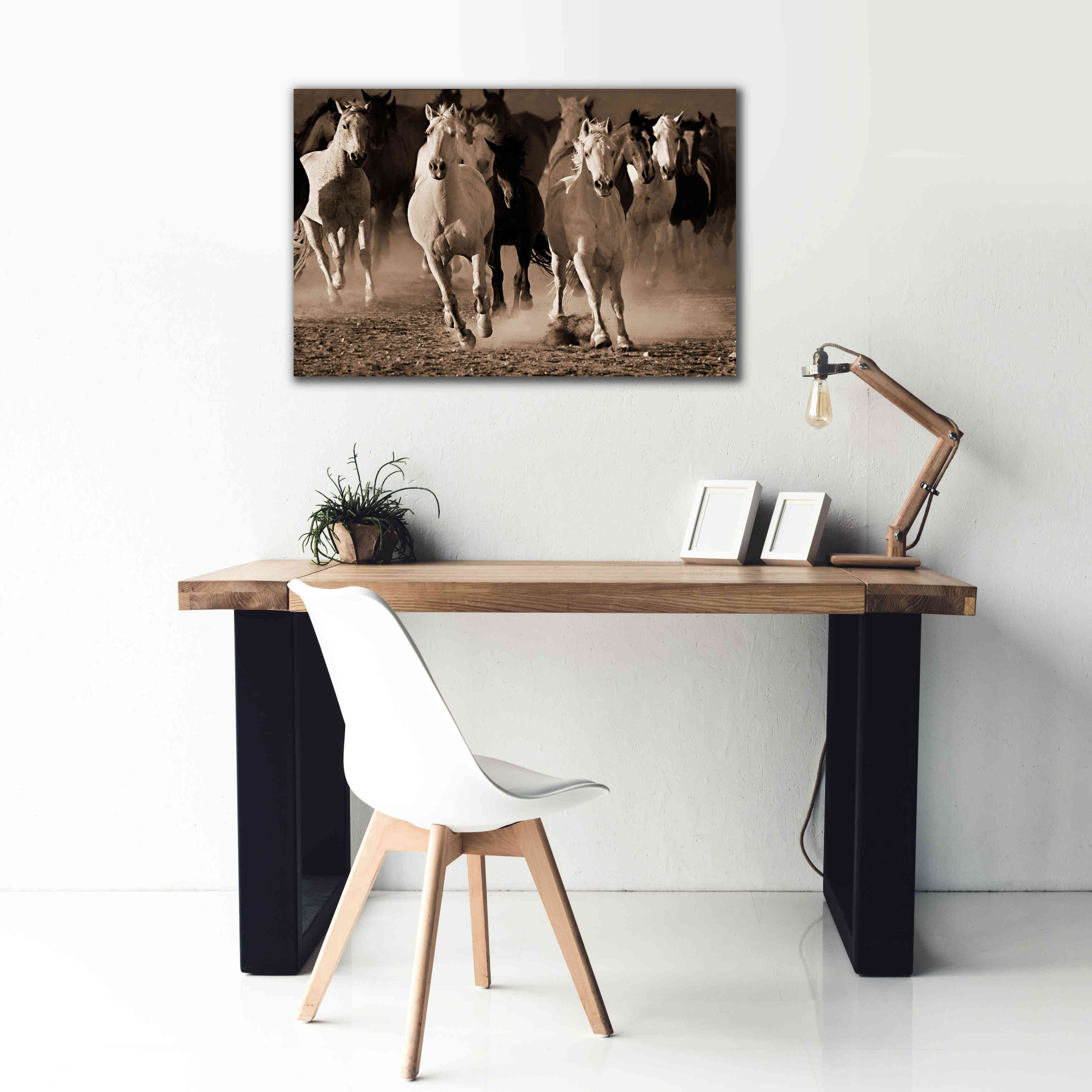 'About Face' by Lisa Dearing, Giclee Canvas Wall Art,40x26
