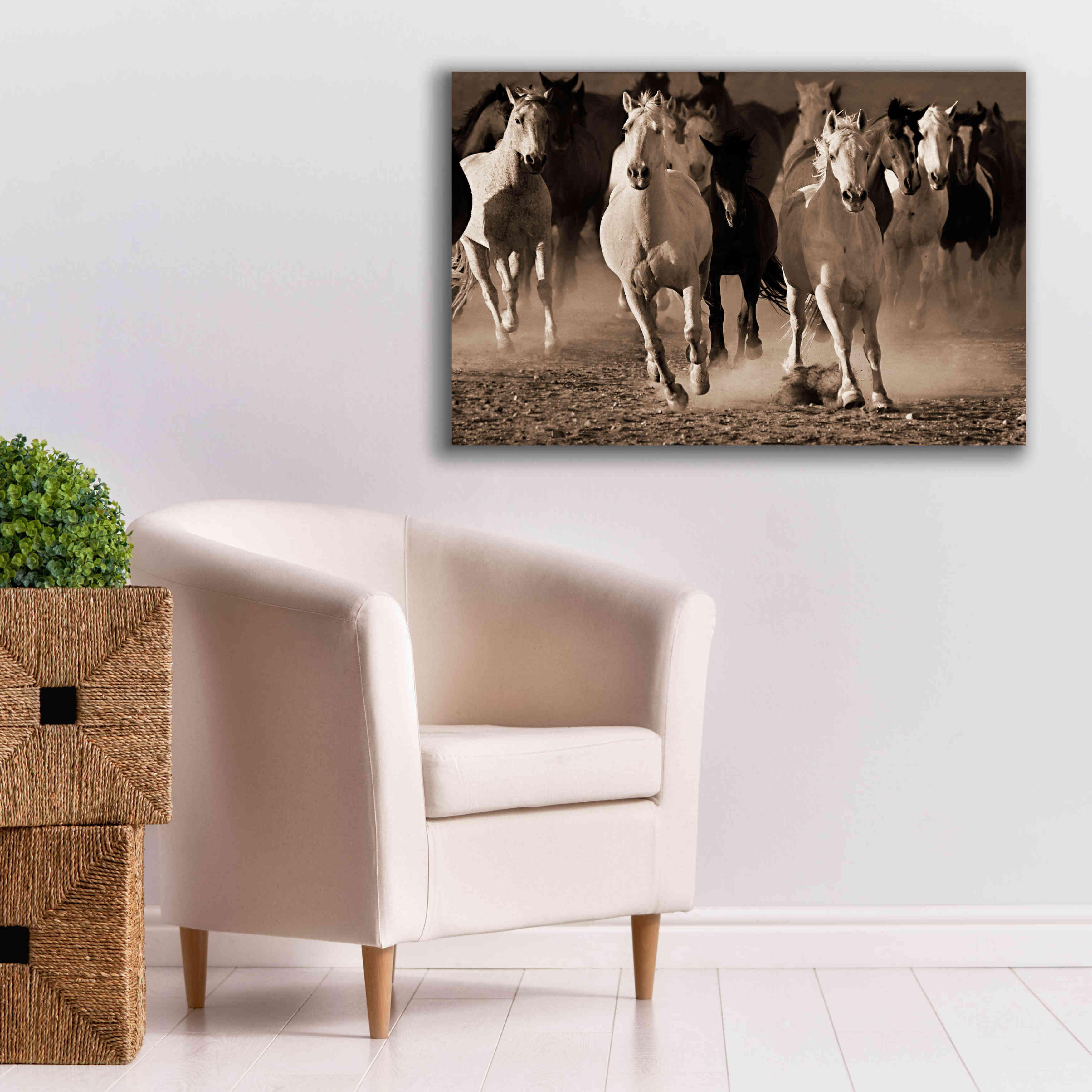 'About Face' by Lisa Dearing, Giclee Canvas Wall Art,40x26