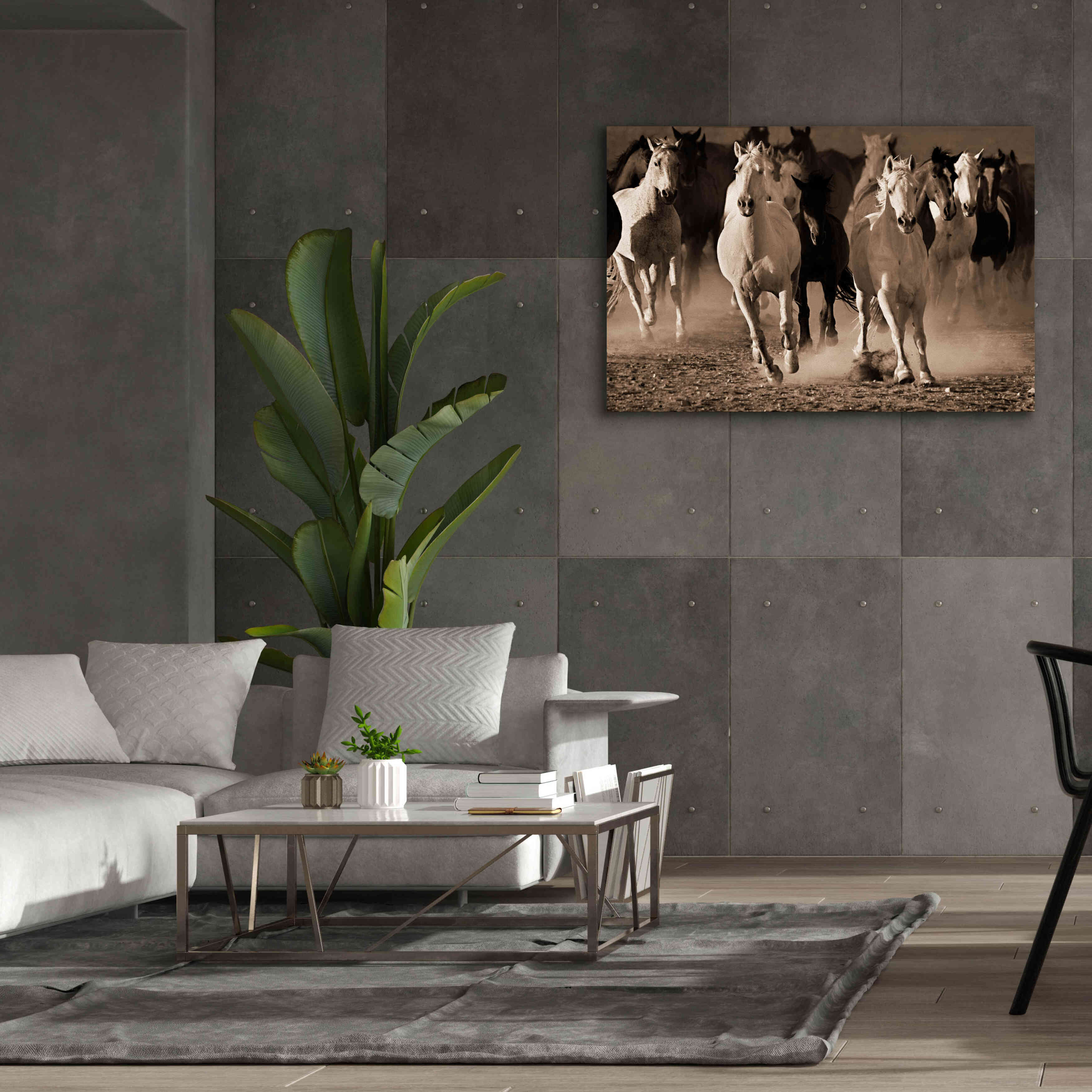 'About Face' by Lisa Dearing, Giclee Canvas Wall Art,60x40