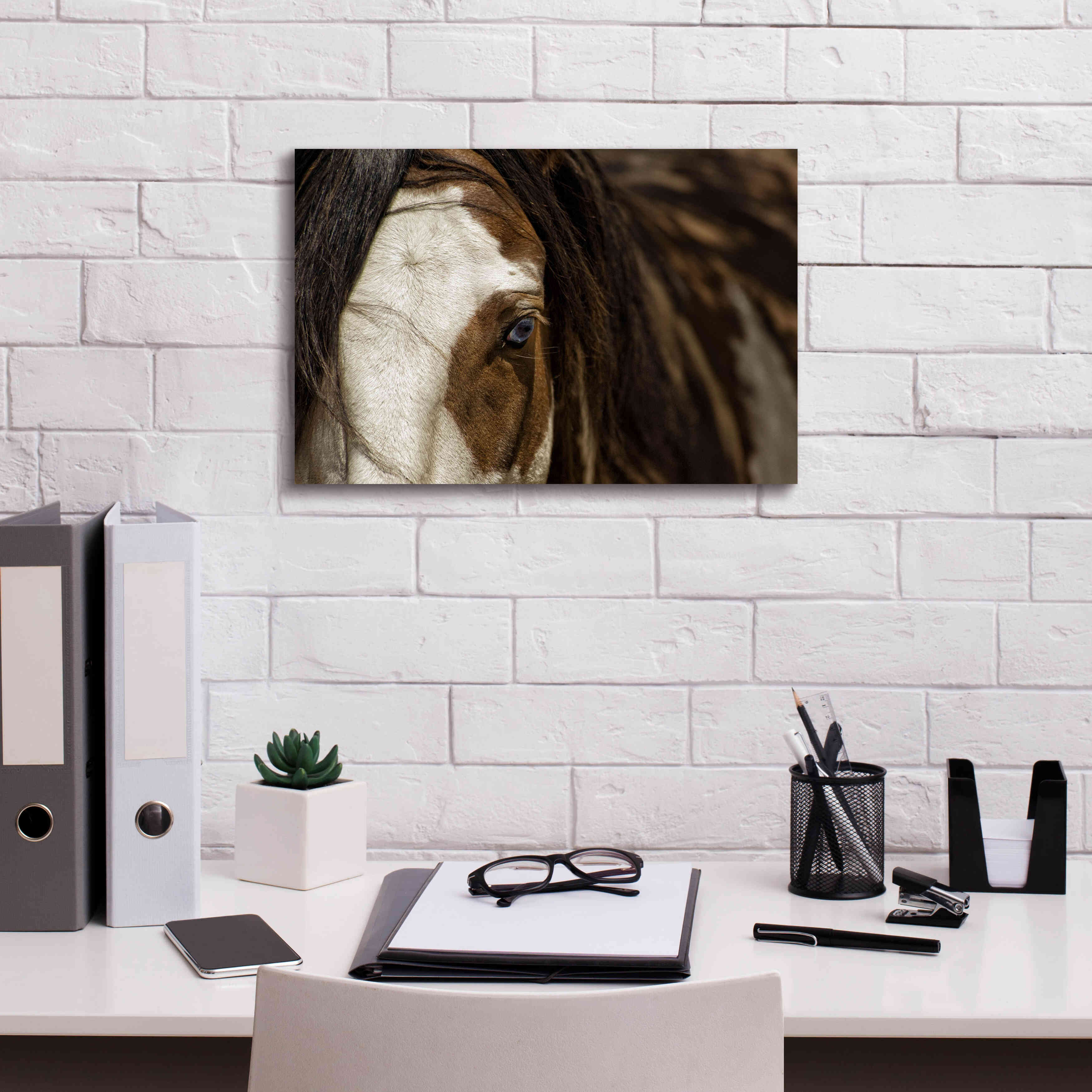 'Blue' by Lisa Dearing, Giclee Canvas Wall Art,18x12