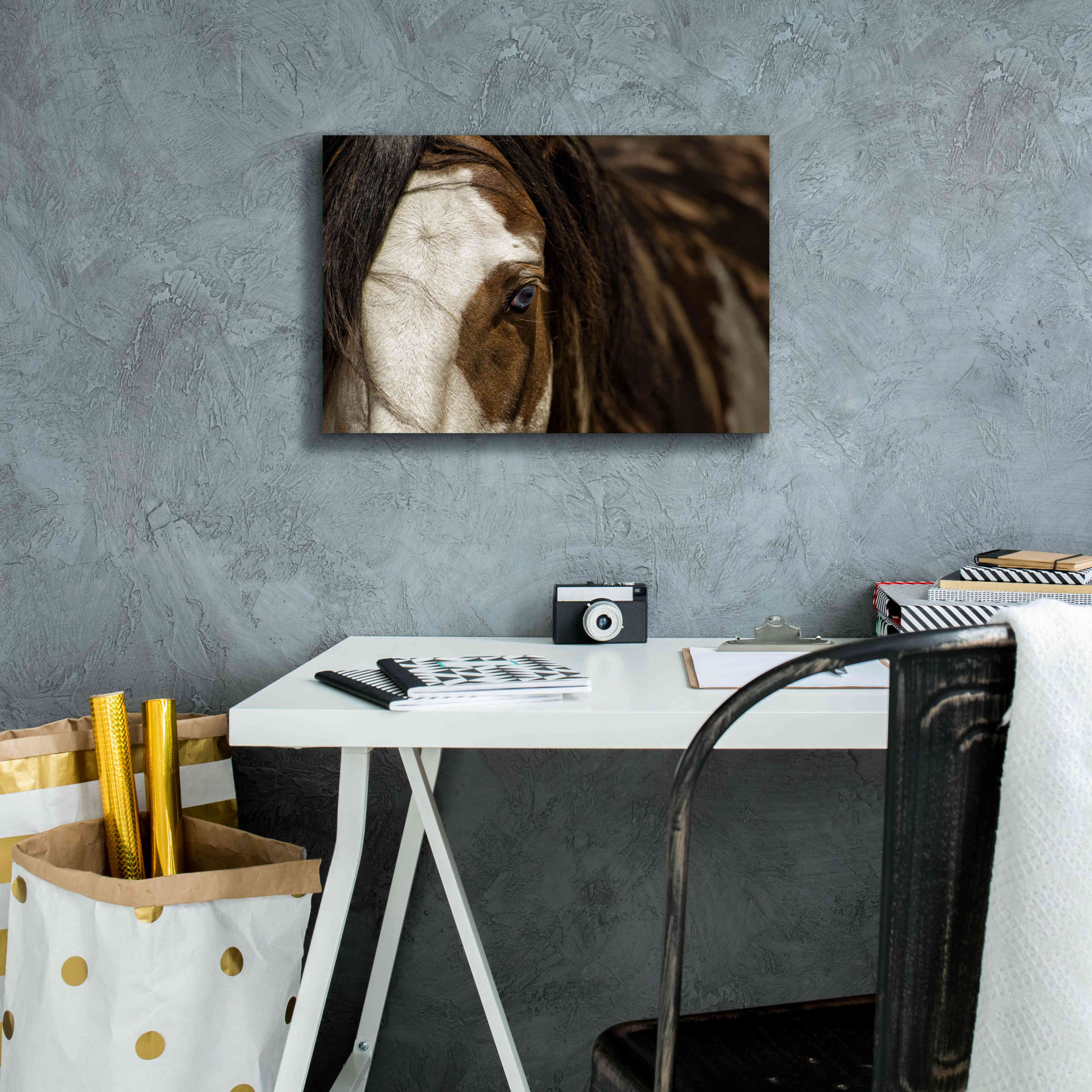 'Blue' by Lisa Dearing, Giclee Canvas Wall Art,18x12