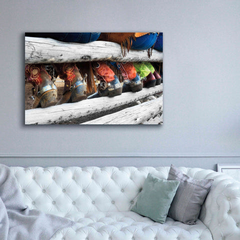Image of 'Boots & Spurs' by Lisa Dearing, Giclee Canvas Wall Art,60x40