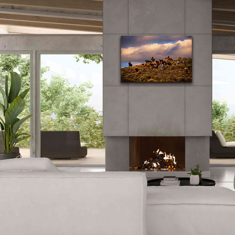 Image of 'Chasing Thunder' by Lisa Dearing, Giclee Canvas Wall Art,40x26