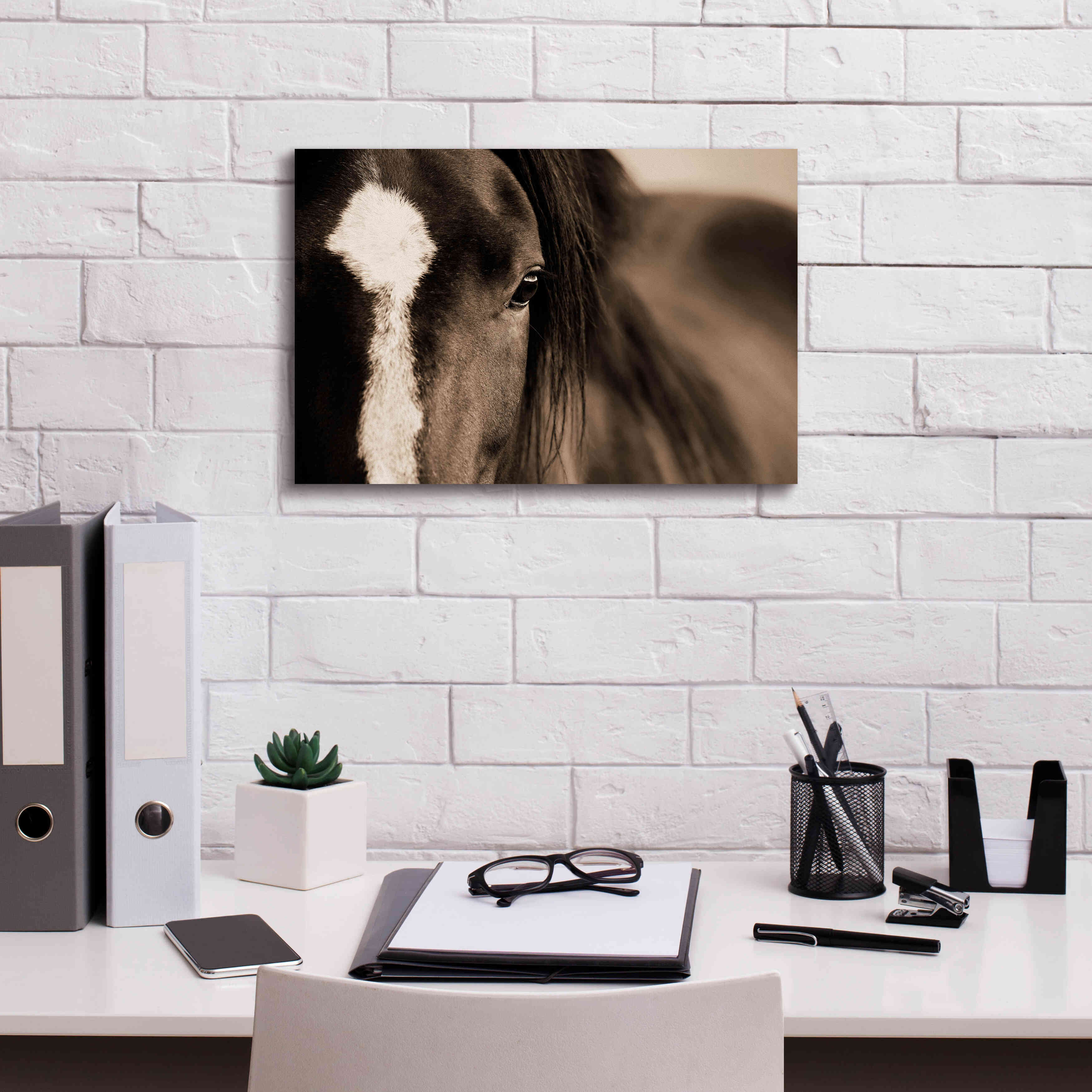 'Dark Eyes' by Lisa Dearing, Giclee Canvas Wall Art,18x12