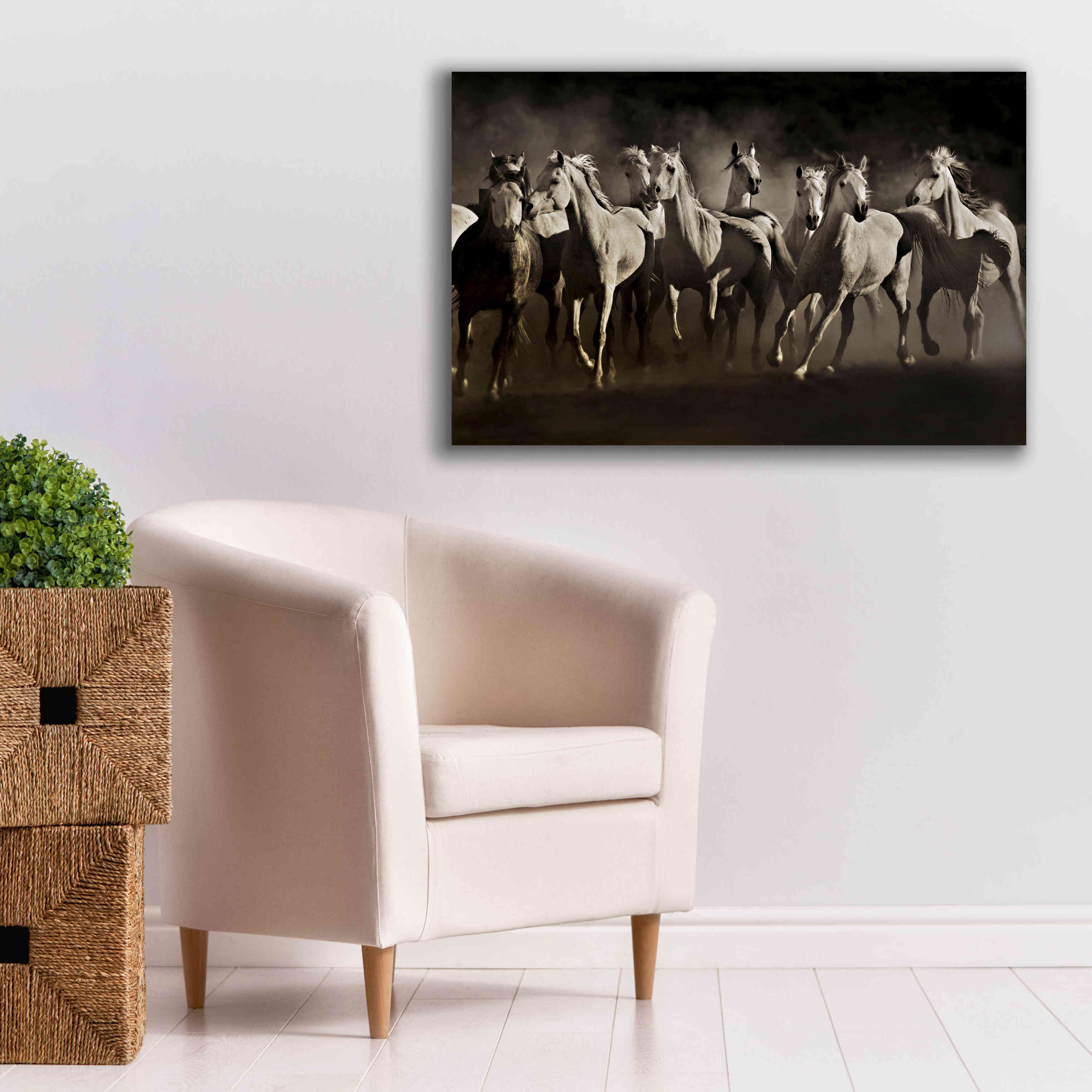 'Dream Horses' by Lisa Dearing, Giclee Canvas Wall Art,40x26