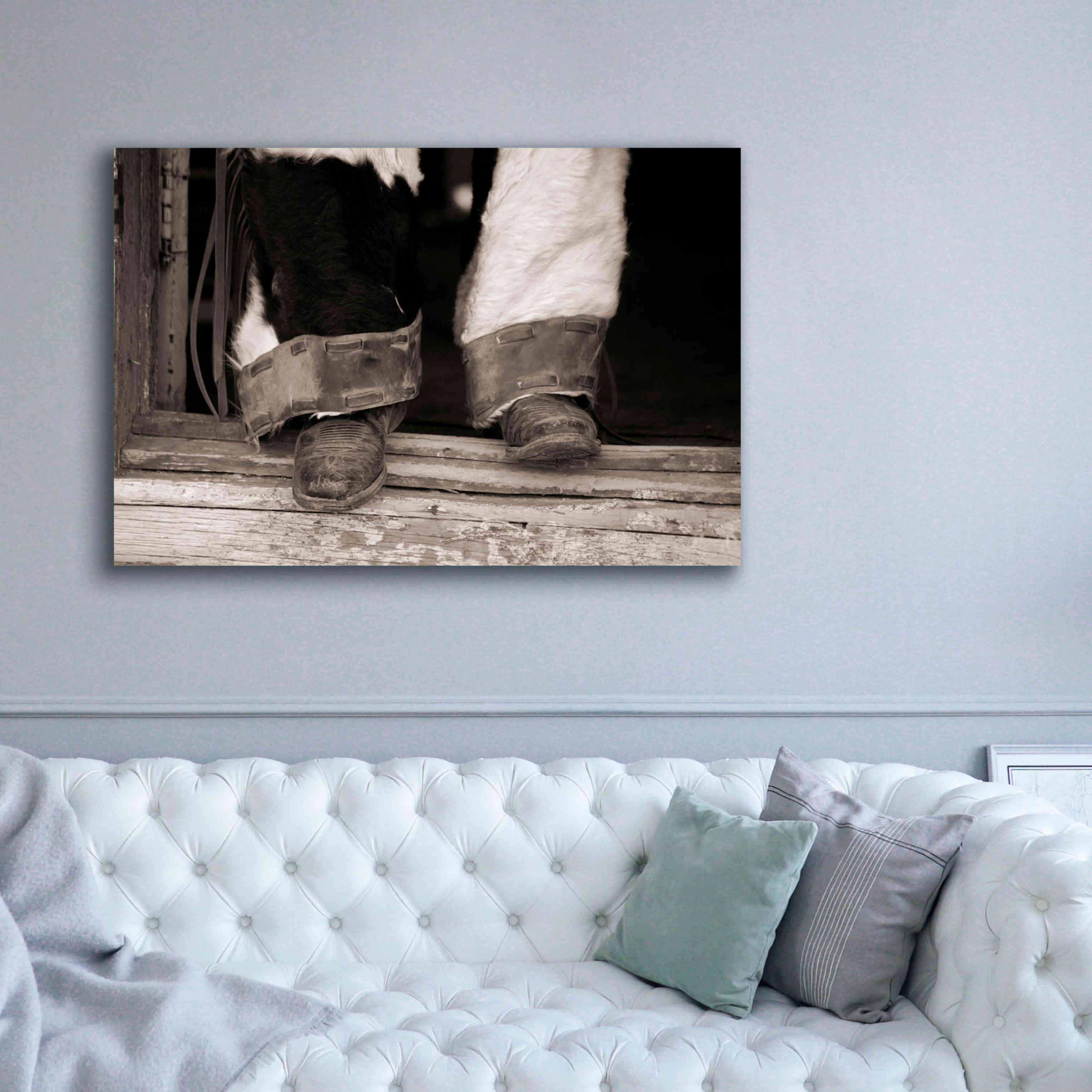 'Furry Chaps' by Lisa Dearing, Giclee Canvas Wall Art,60x40