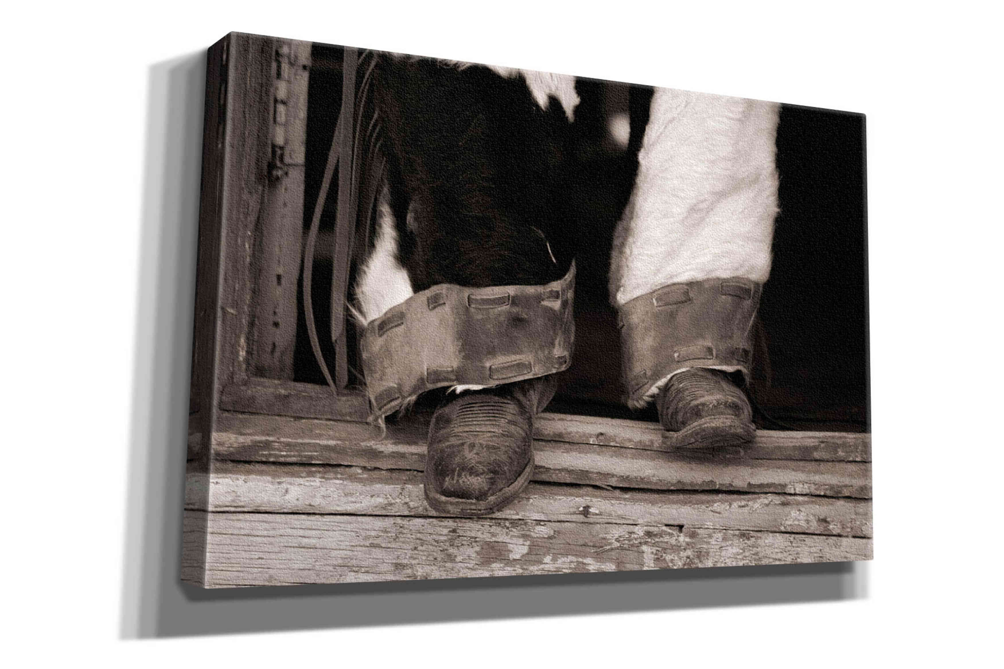 'Furry Chaps' by Lisa Dearing, Giclee Canvas Wall Art