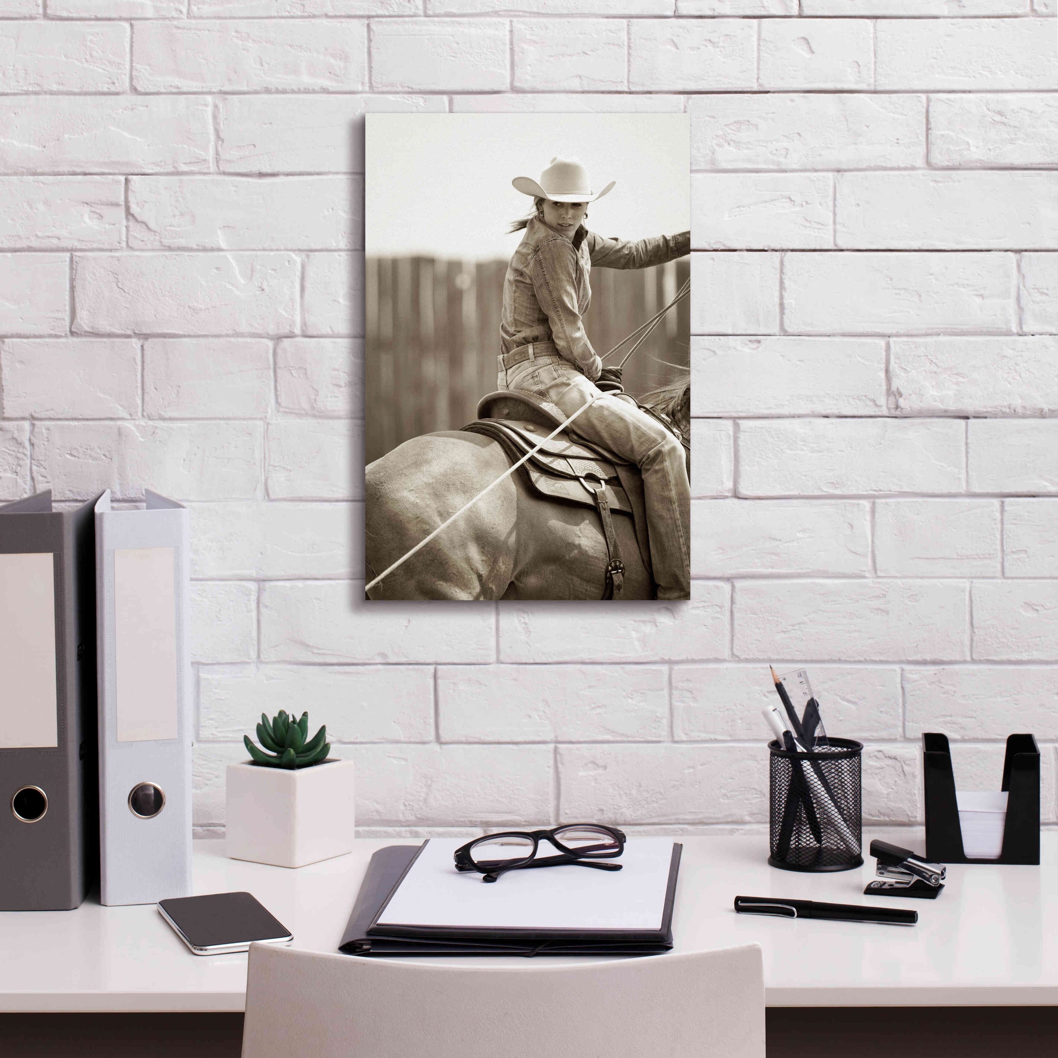 'Got One' by Lisa Dearing, Giclee Canvas Wall Art,12x18