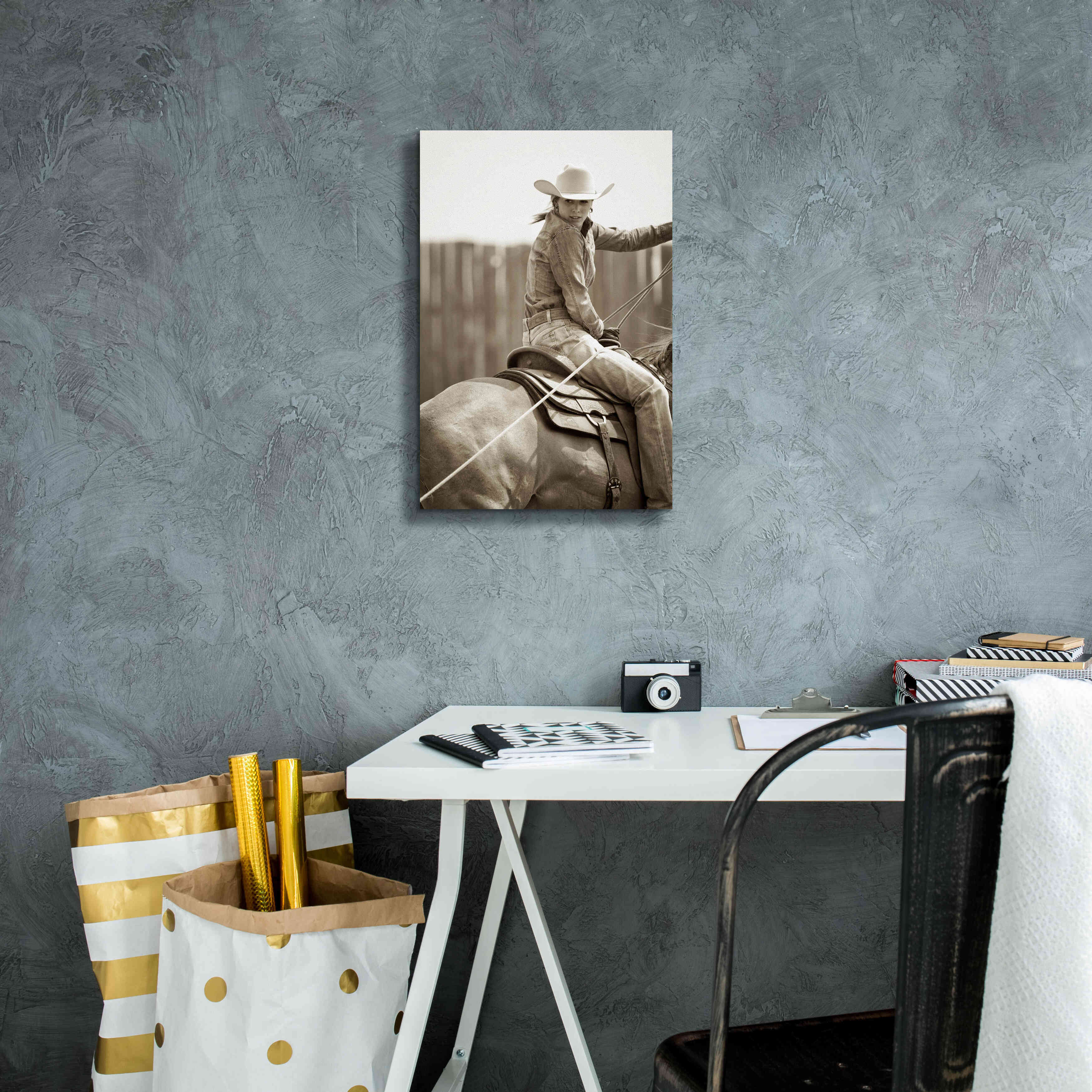 'Got One' by Lisa Dearing, Giclee Canvas Wall Art,12x18