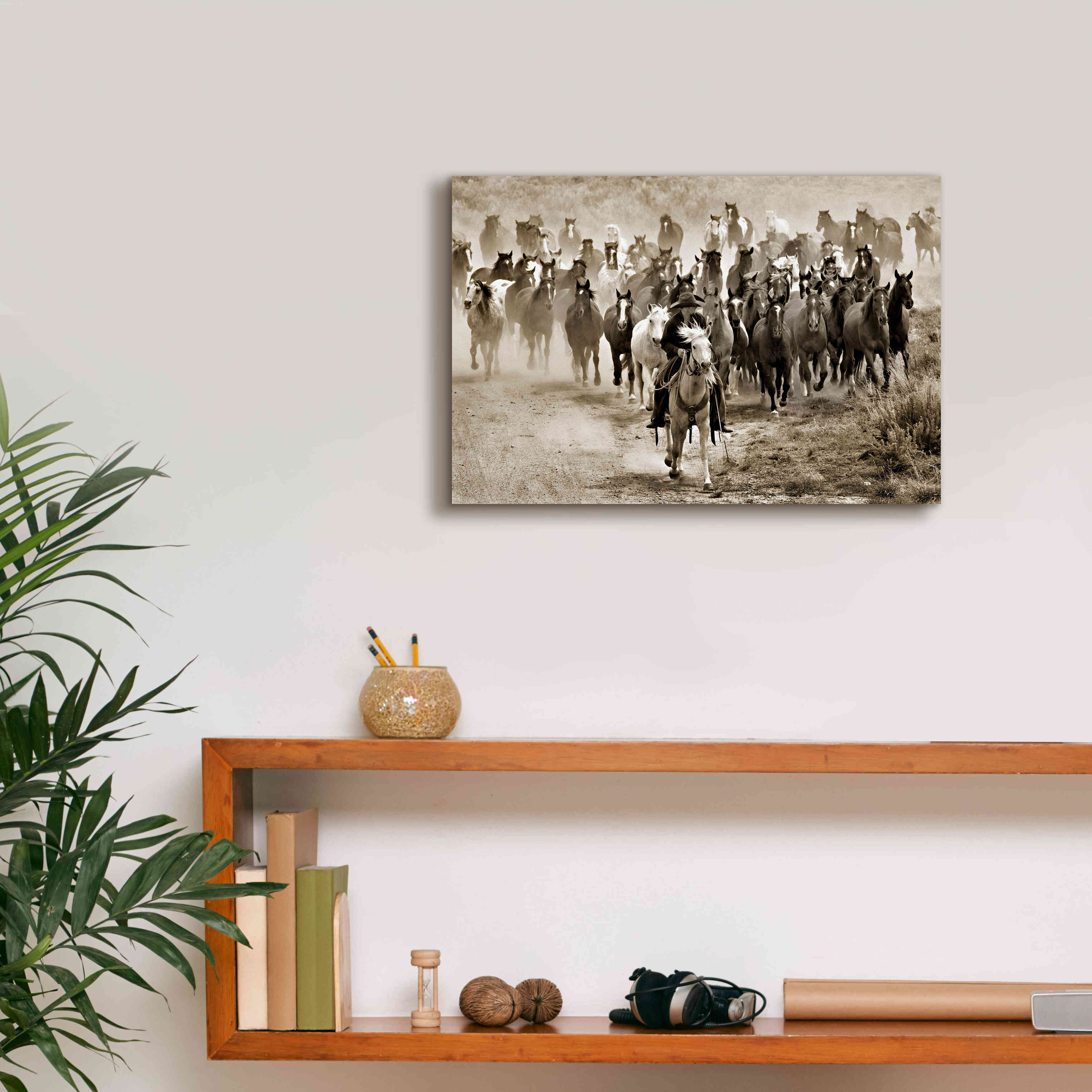 'Heading Home' by Lisa Dearing, Giclee Canvas Wall Art,18x12