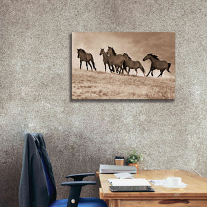 'Kicking Dust' by Lisa Dearing, Giclee Canvas Wall Art,40x26